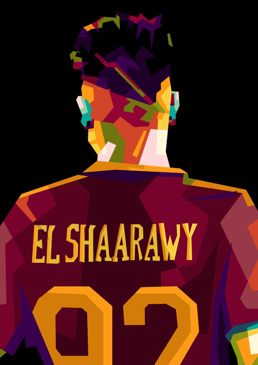 Legend football El Sharawy pop art preview