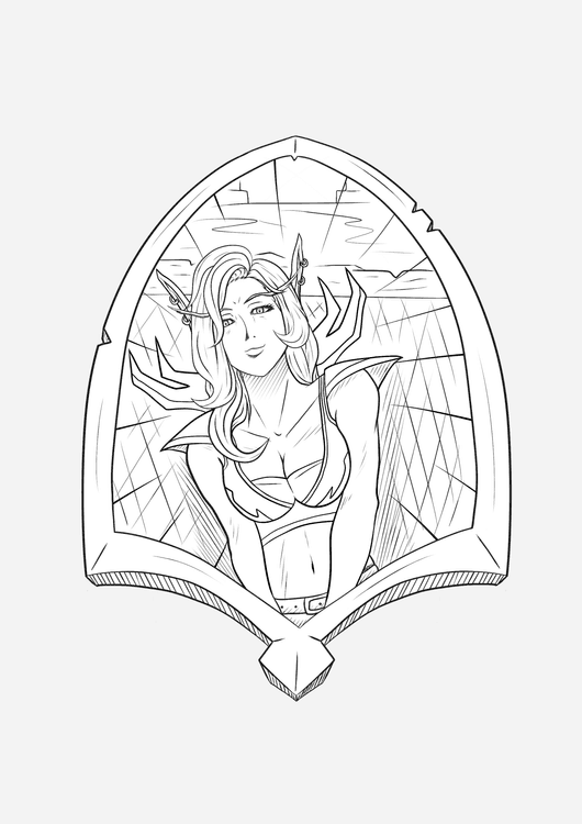 Wolrd of Warcraft - Blood Elf Mage preview