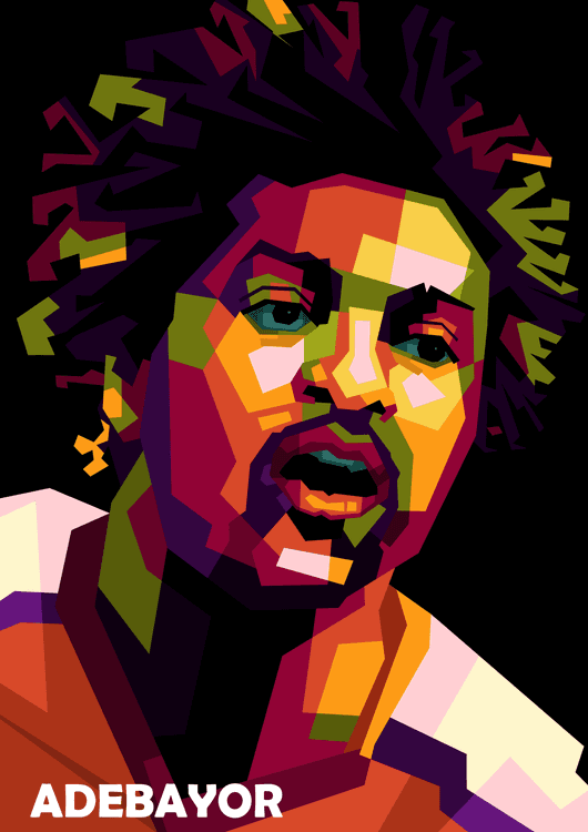 Emmanuel Adebayor in wpap pop art preview