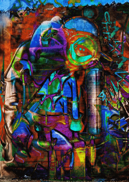 Graffiti wall preview