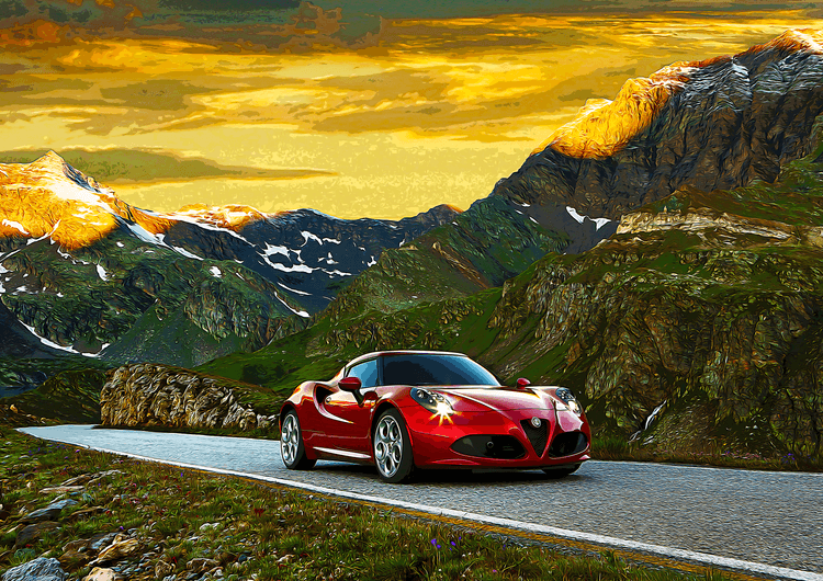 Car Alfa Romeo 4C preview