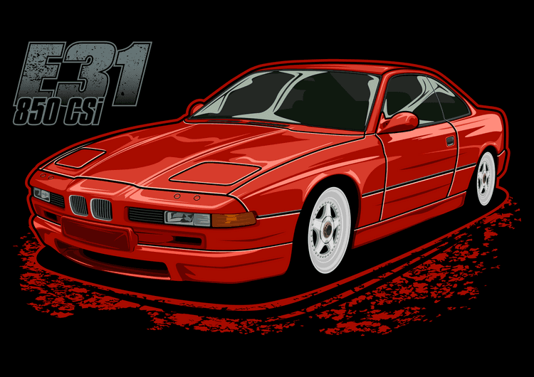 BMW E31 850CSi preview
