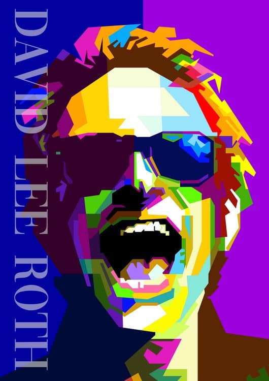 David Lee Roth Van Halen Singer Pop WPAP preview