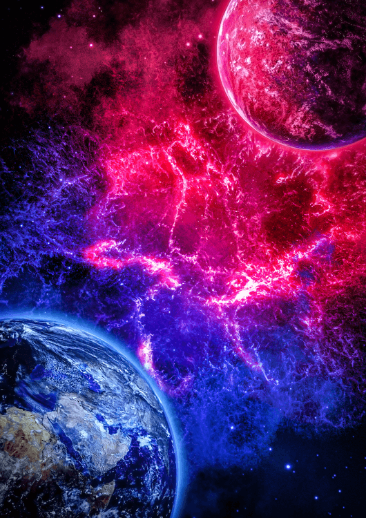 Red and Blue Planets preview