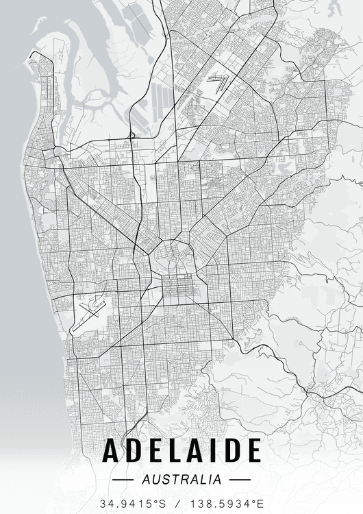 Adelaide map preview