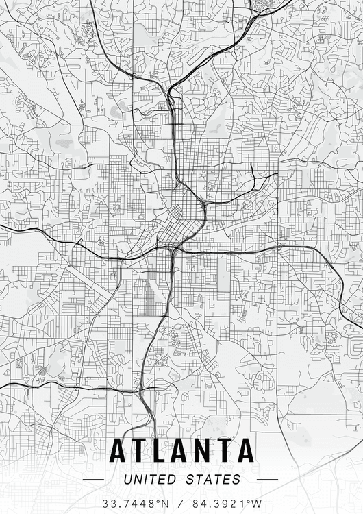 Atlanta map preview
