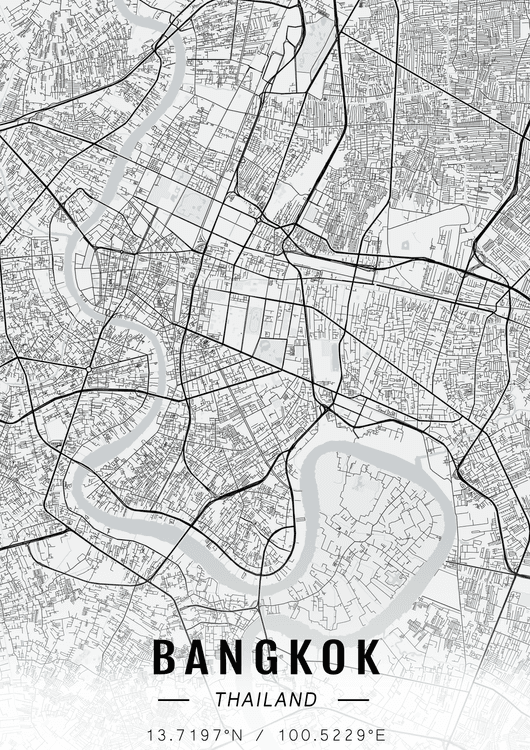 Bangkok map preview