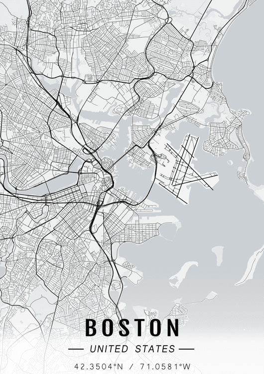 Boston map preview