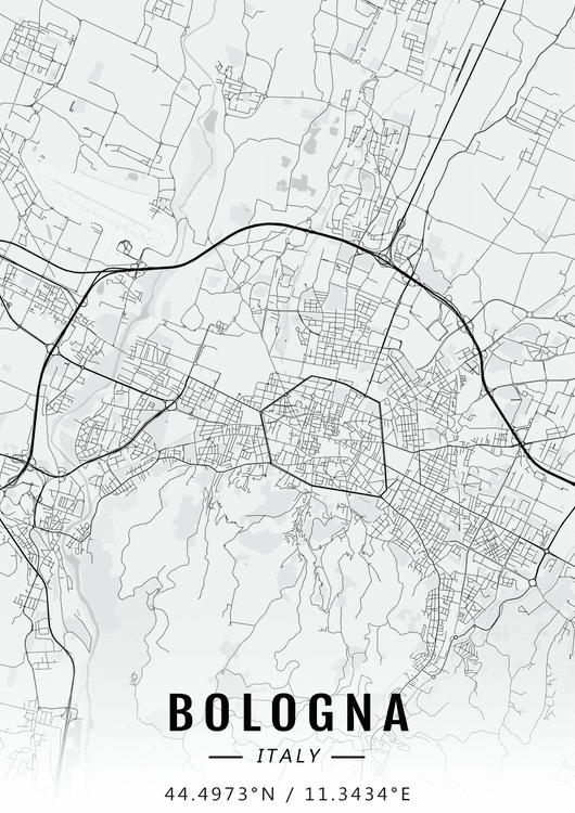 Bologna map preview
