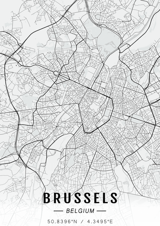 Brussels map preview