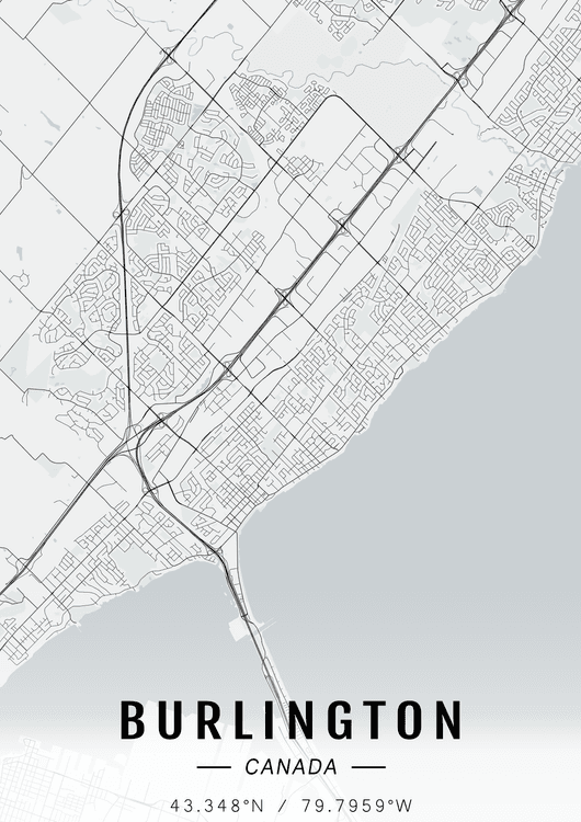 Burlington map preview