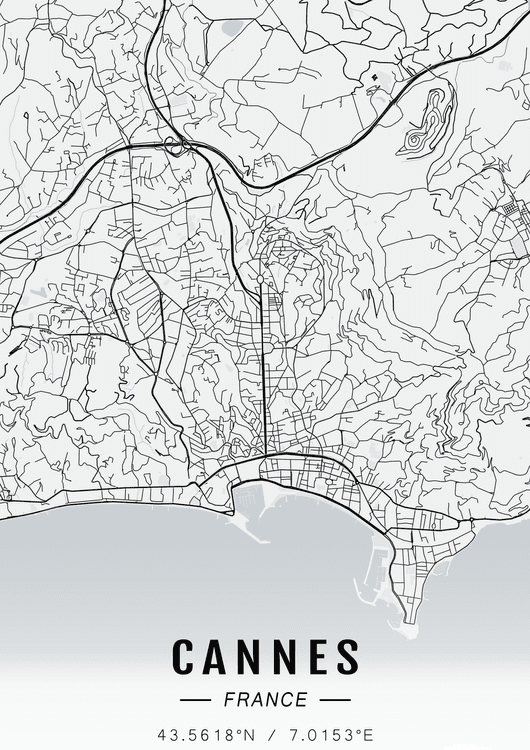 Cannes map preview