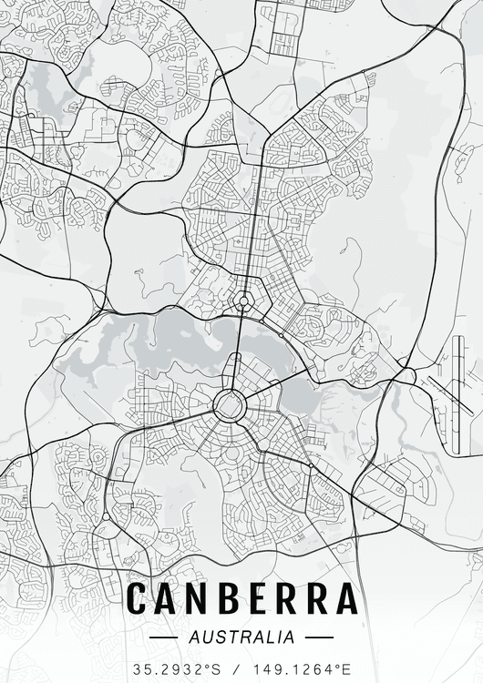 Canberra map preview