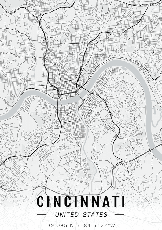 Cincinnati map preview