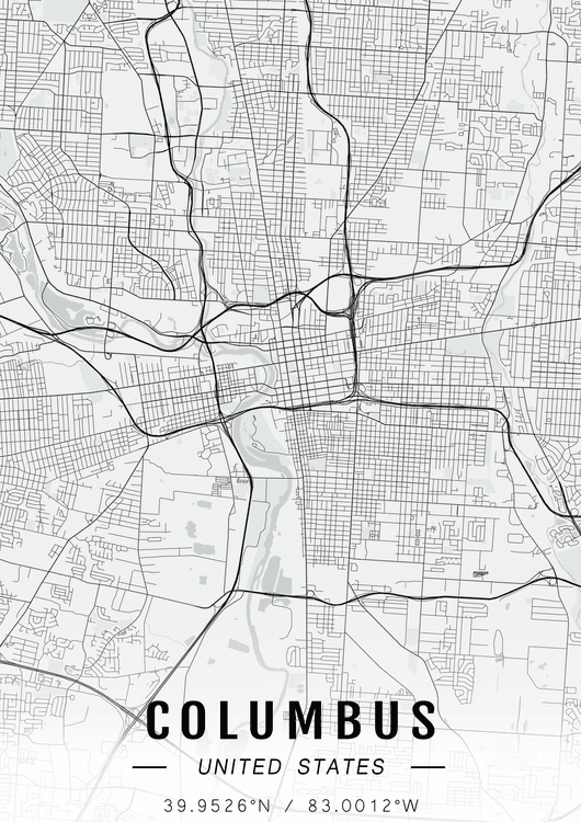 Columbus map preview
