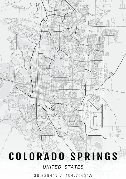 Colorado Springs map preview