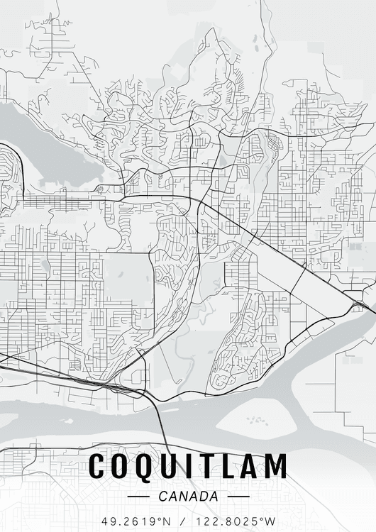 Coquitlam map preview