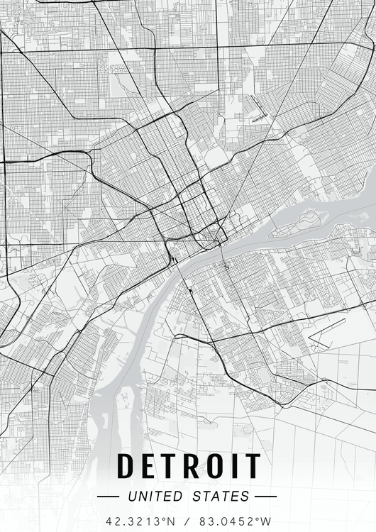 Detroit map preview