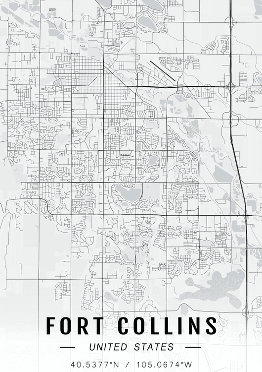 Fort Collins map preview