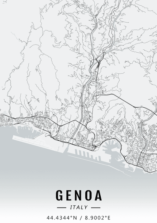 Genoa map preview