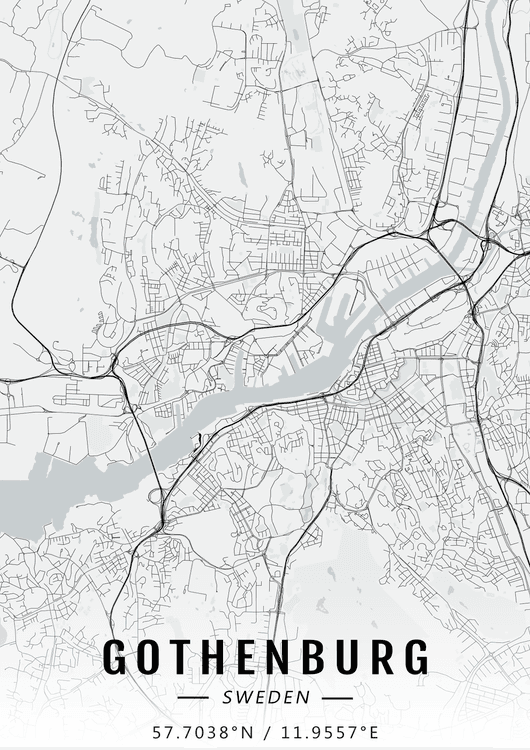 Gothenburg map preview