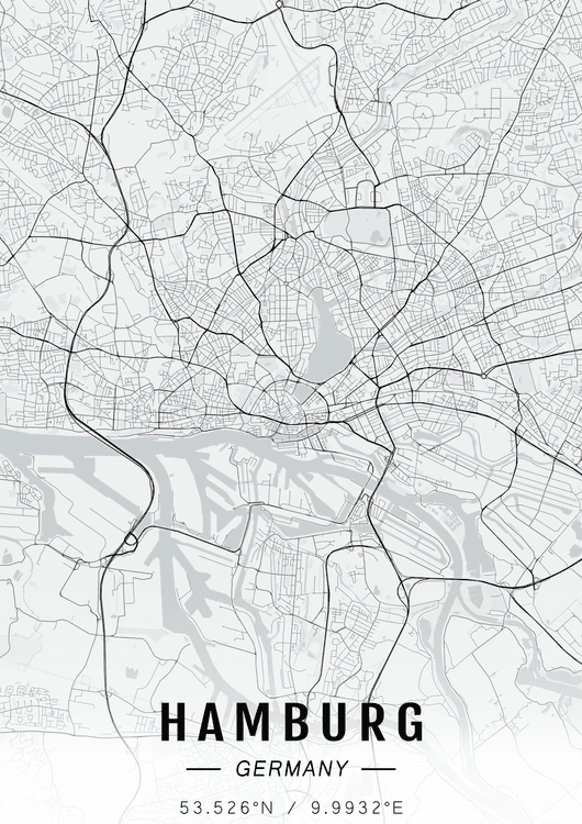 Hamburg map preview