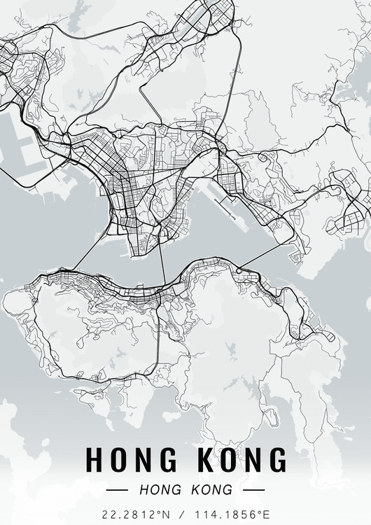 Hong Kong map preview
