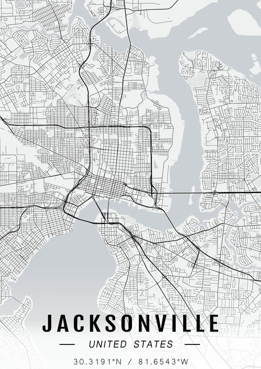 Jacksonville map preview