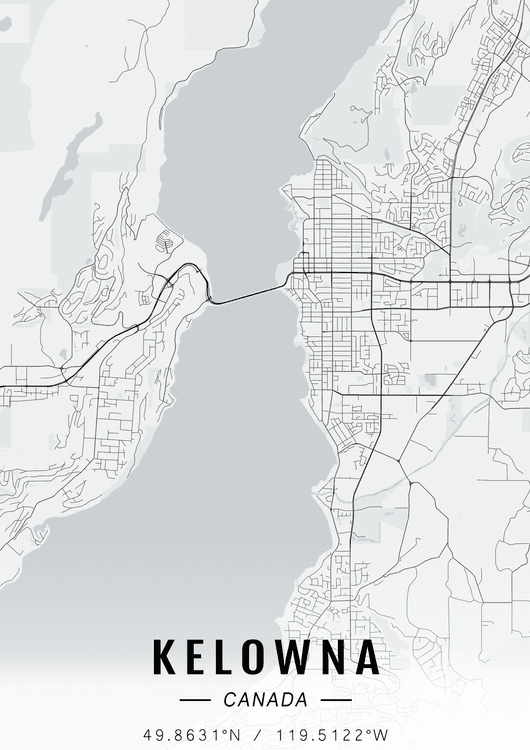 Kelowna map preview