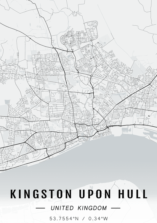 Kingston Upon Hull map preview