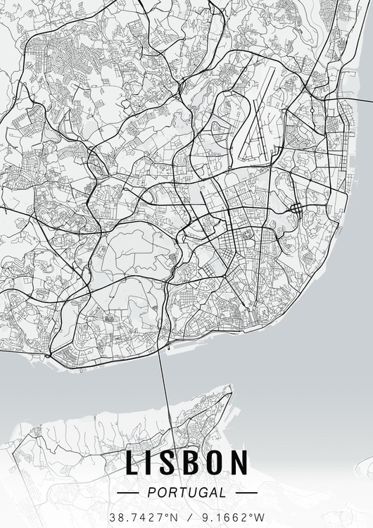 Lisbon map preview
