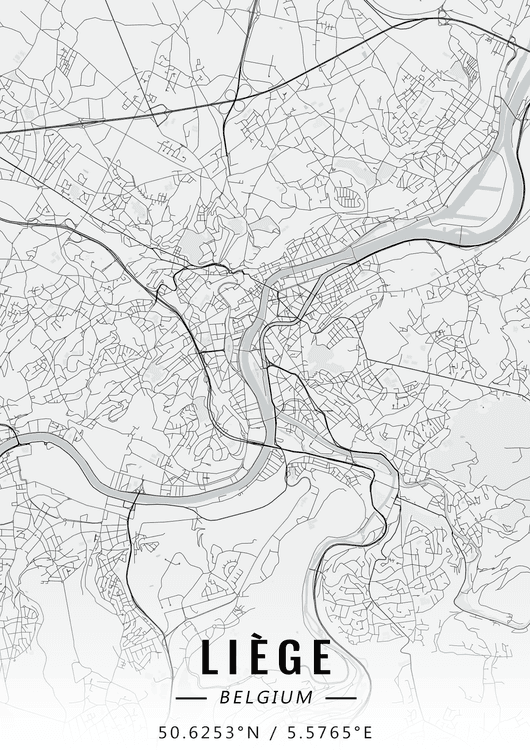 Liège map preview
