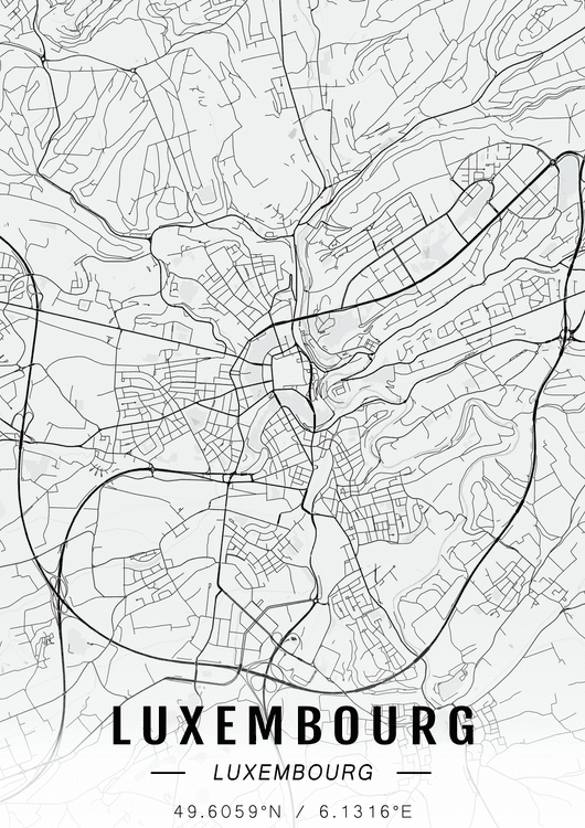 Luxembourg map preview