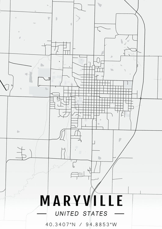 Maryville map preview