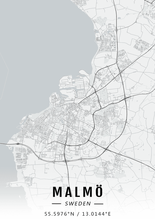 Malmö map preview