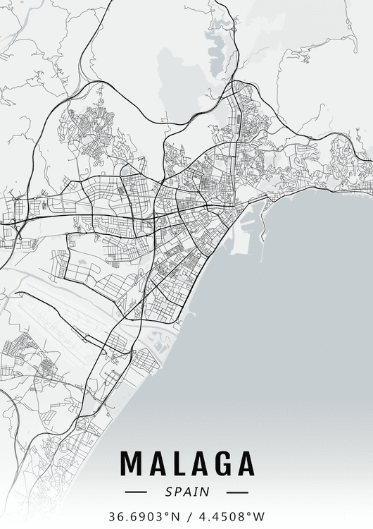 Malaga map preview