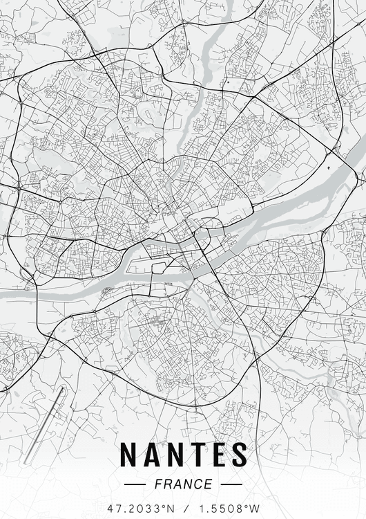 Nantes map preview