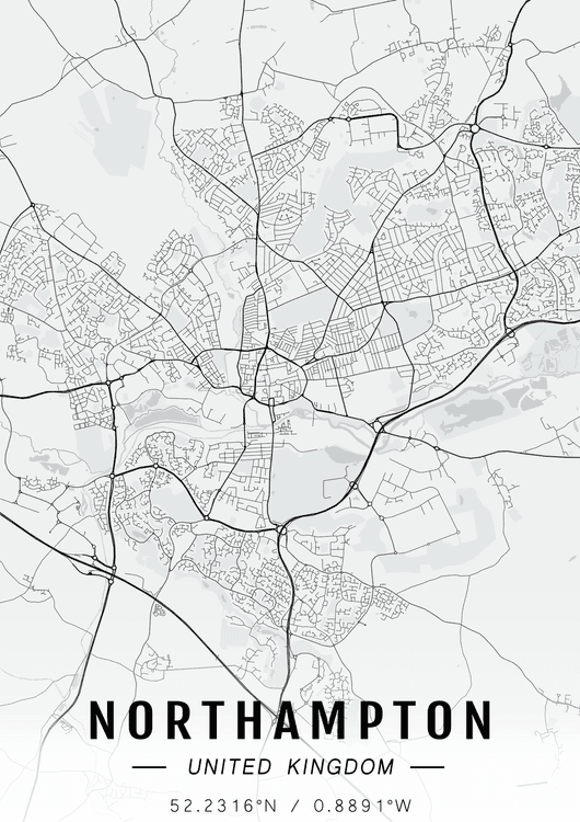 Northampton map preview