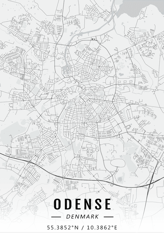 Odense map preview