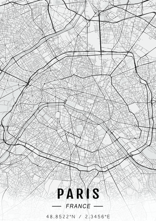 Paris map preview