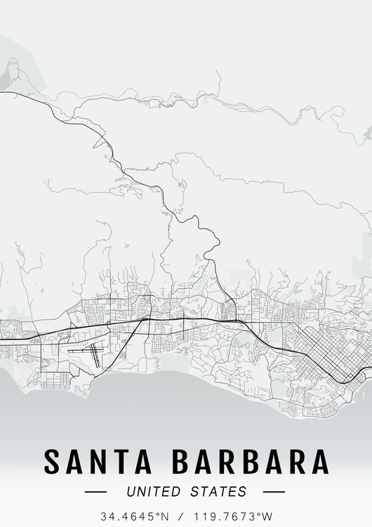Santa Barbara map preview