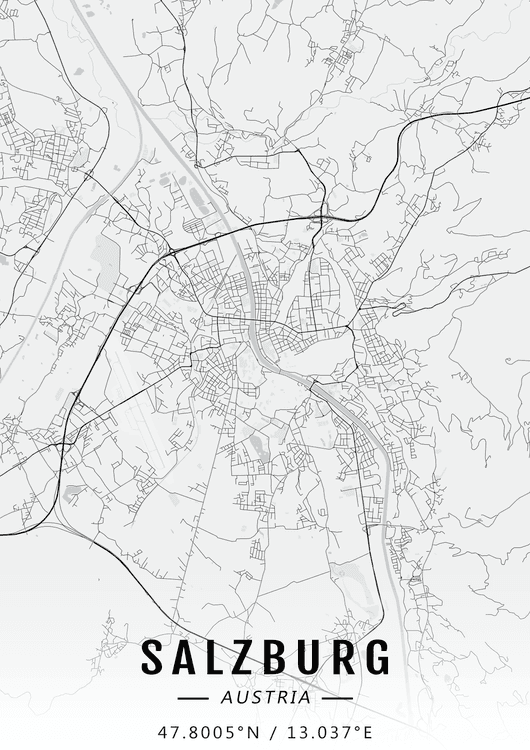 Salzburg map preview