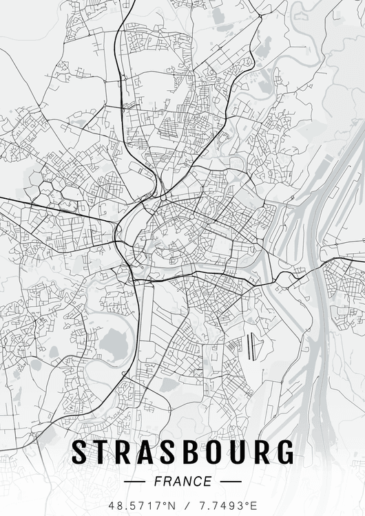 Strasbourg map preview