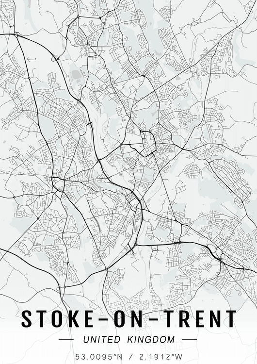 Stoke-on-Trent map preview