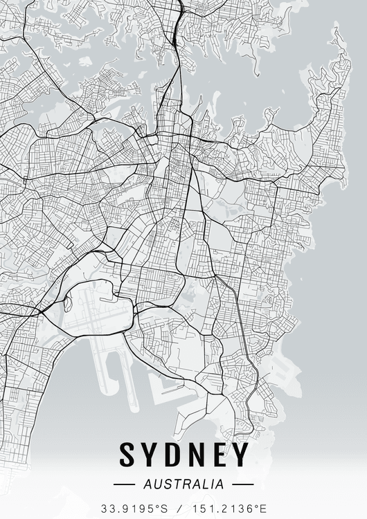 Sydney map preview