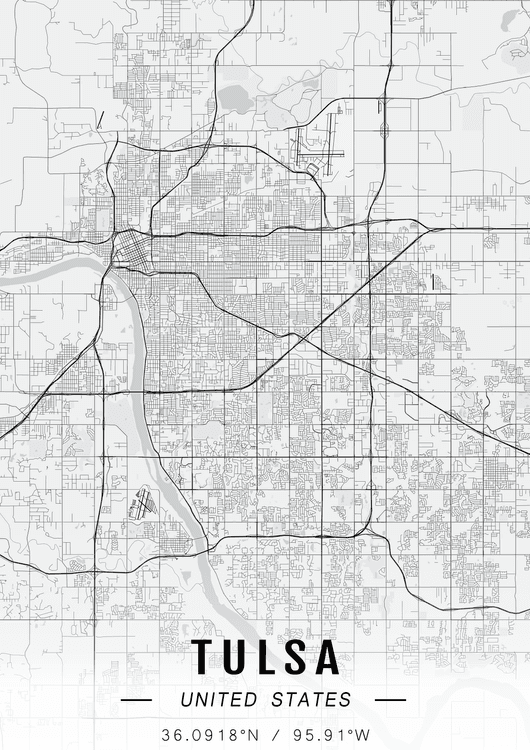 Tulsa map preview