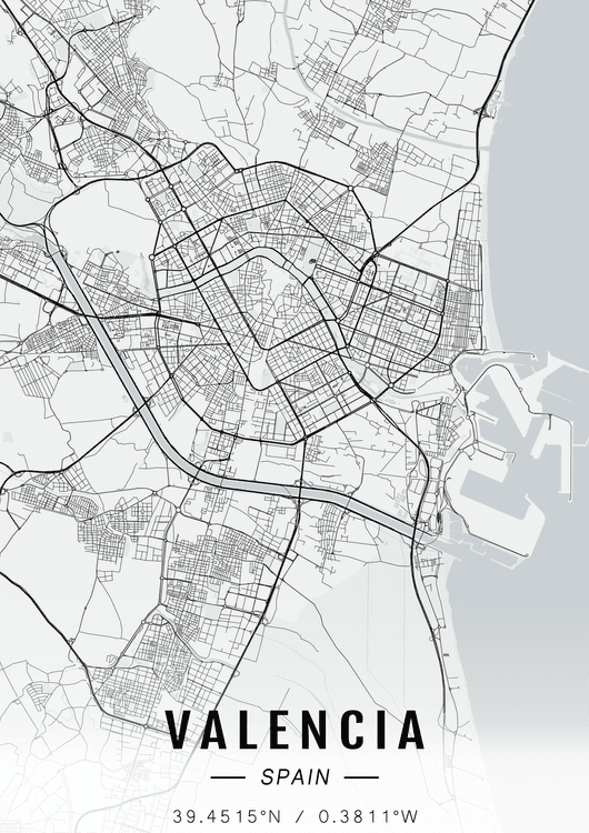 Valencia map preview