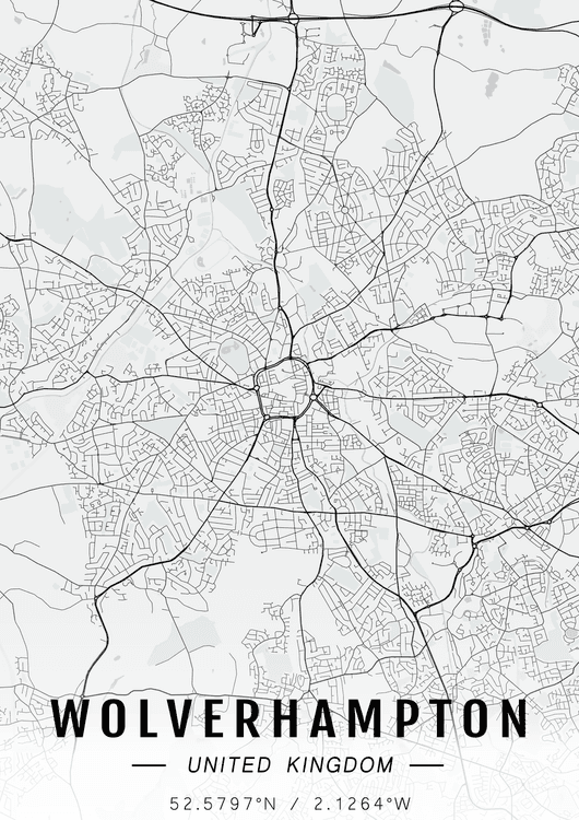 Wolverhampton map preview