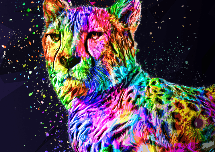 Colored Leopard preview