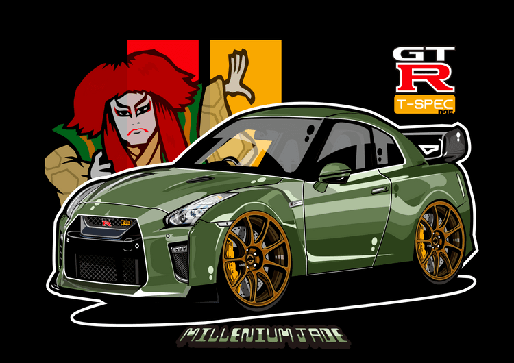 Nissan GTR millenium jade kabuki preview